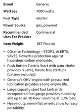 Load image into Gallery viewer, Generac gp7000e
